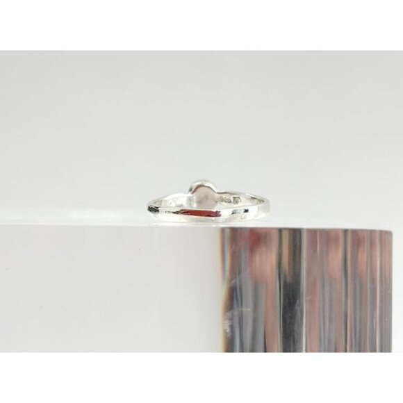 Minimalist Southwest Style Oval Turquoise Stone Vintage Ring - sz 6.5 - Picture 5 of 10